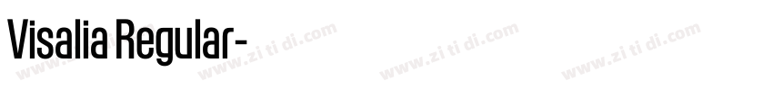 Visalia Regular字体转换 Visalia Regular字体转换